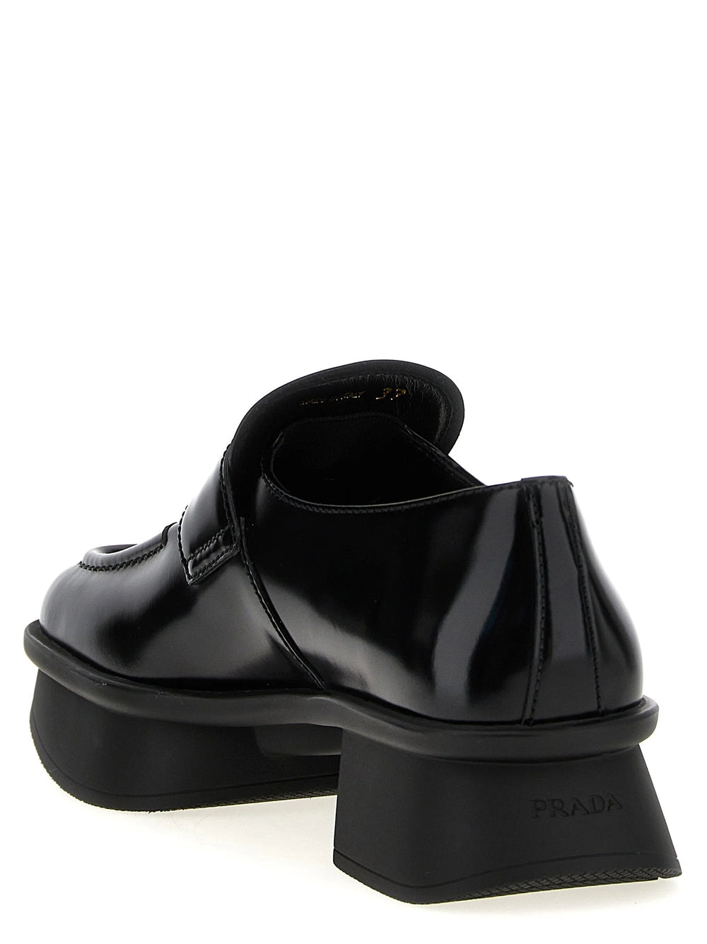 Prada Black Calfskin Slip-On Loafers - EU38/US8
