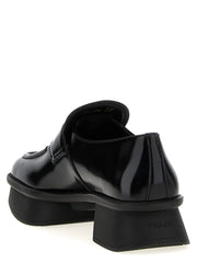 Prada Black Calfskin Slip-On Loafers - EU38/US8