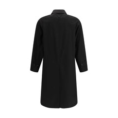 Prada Black Cotton Coat - IT48 | M