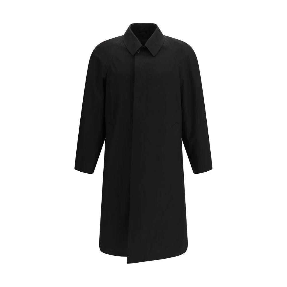 Prada Black Cotton Coat - IT48 | M