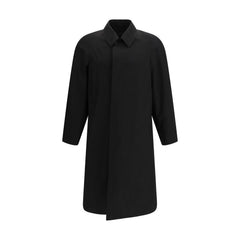 Prada Black Cotton Coat - IT48 | M