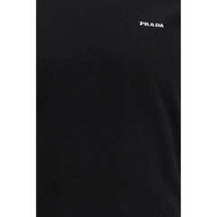 Prada Black Cotton T-Shirt