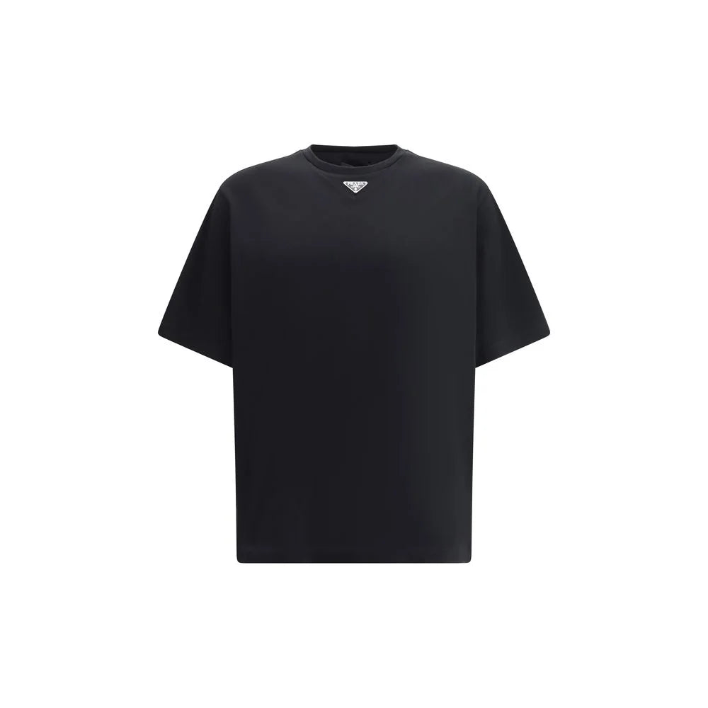 Prada Black Cotton T-Shirt