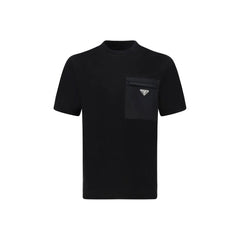 Prada Black Cotton T-Shirt - XL