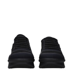 Prada Black Fabric Low Top Sneakers