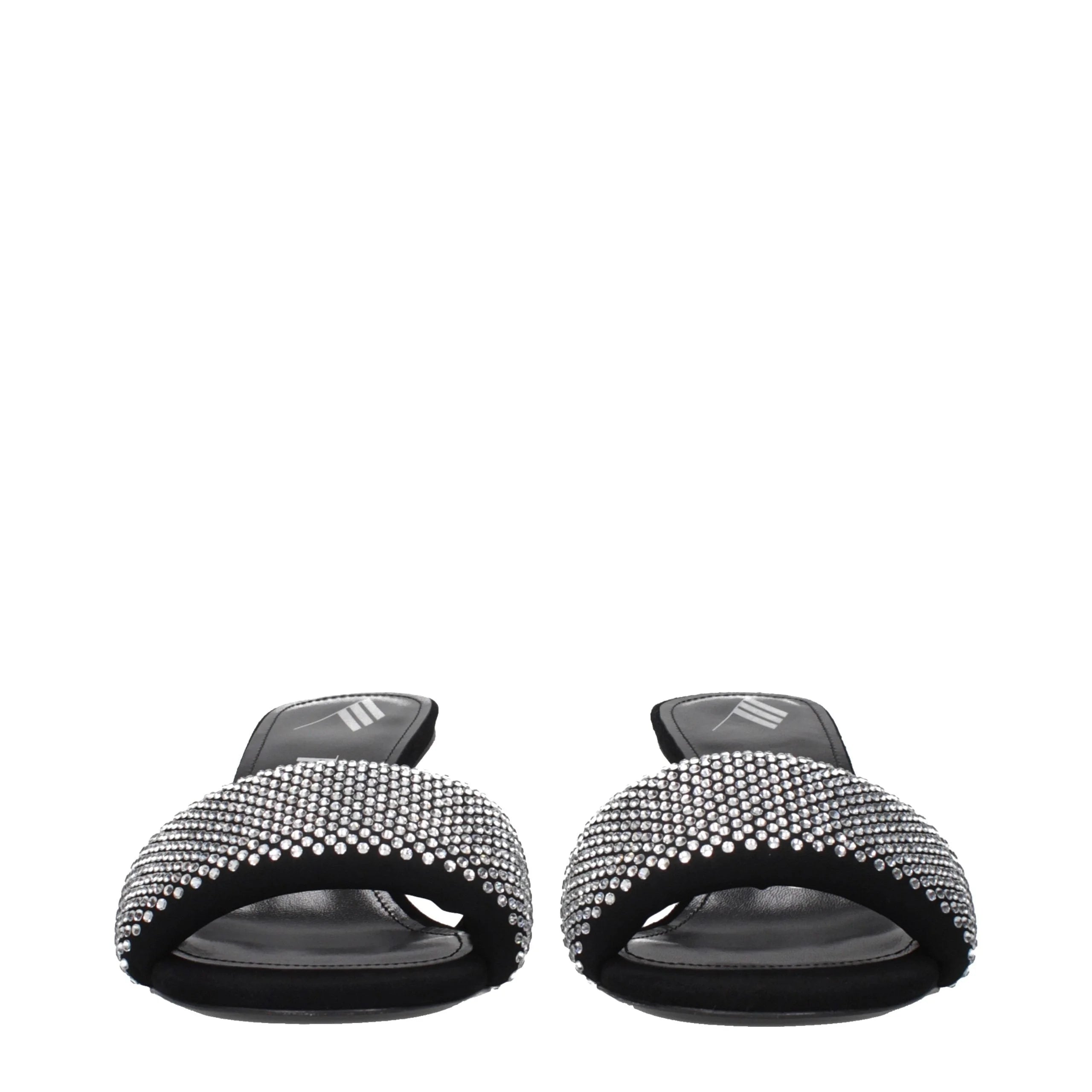 Prada Black Fabric Stiletto Heel Sandals