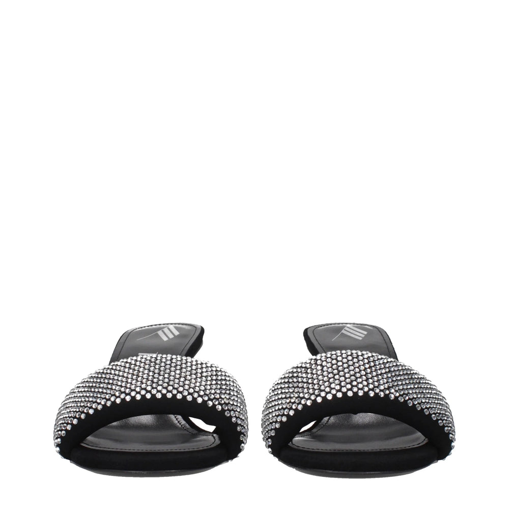 Prada Black Fabric Stiletto Heel Sandals