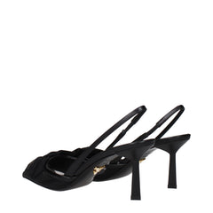 Prada Black Fibres High Heel Pumps