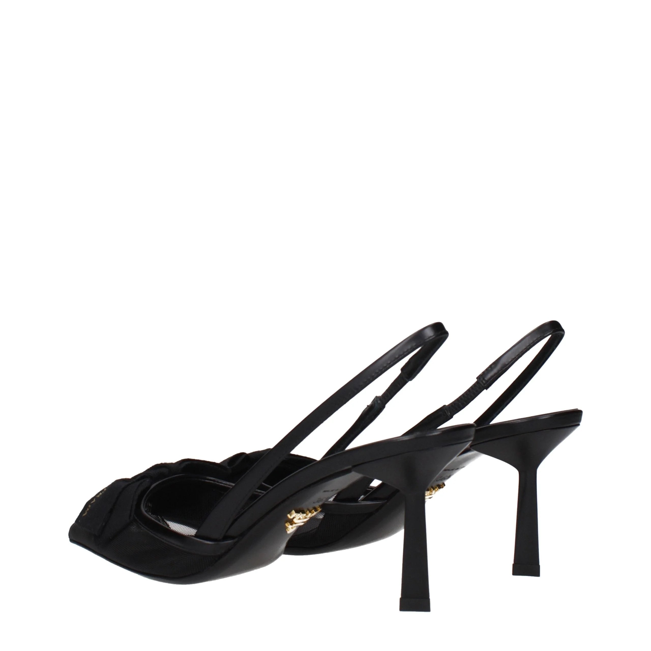 Prada Black Fibres High Heel Pumps - EU36.5/US6.5