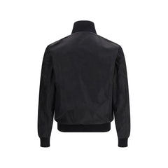 Prada Black Fleece Wool Bomber