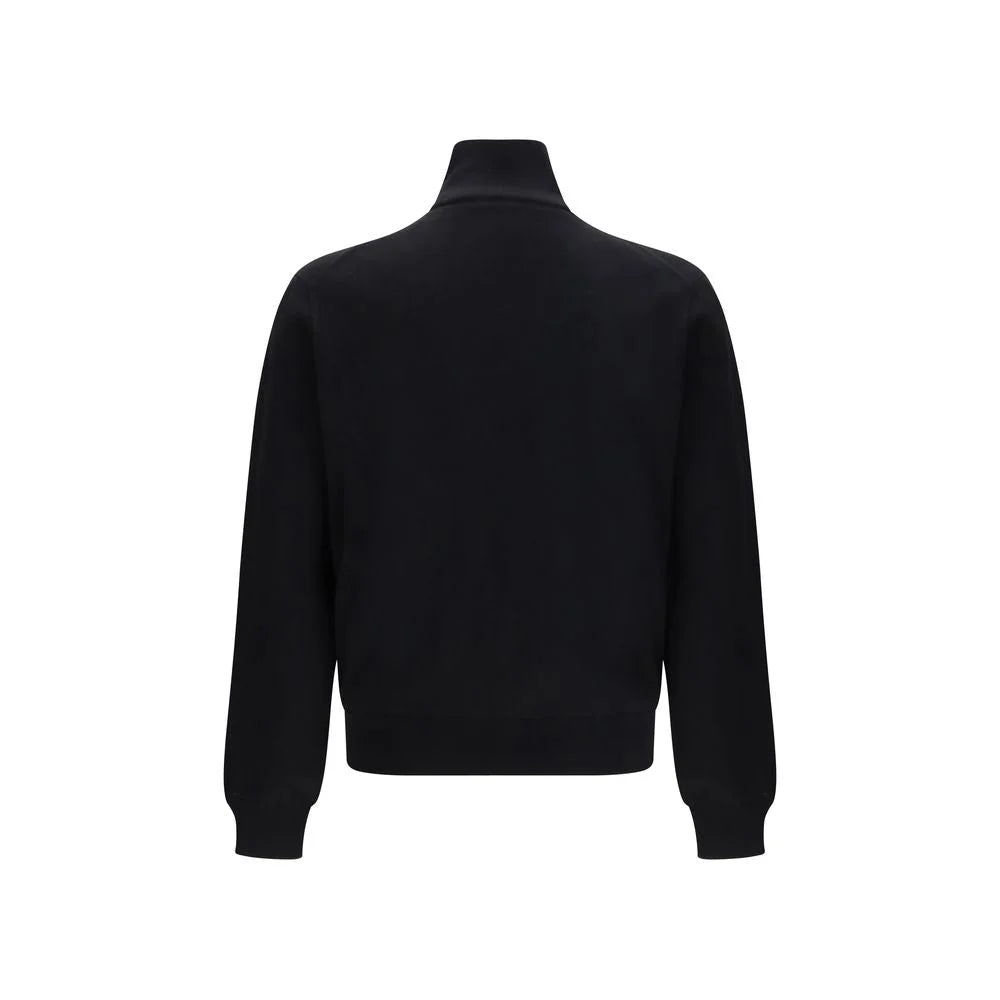 Prada Black Fleece Wool Bomber