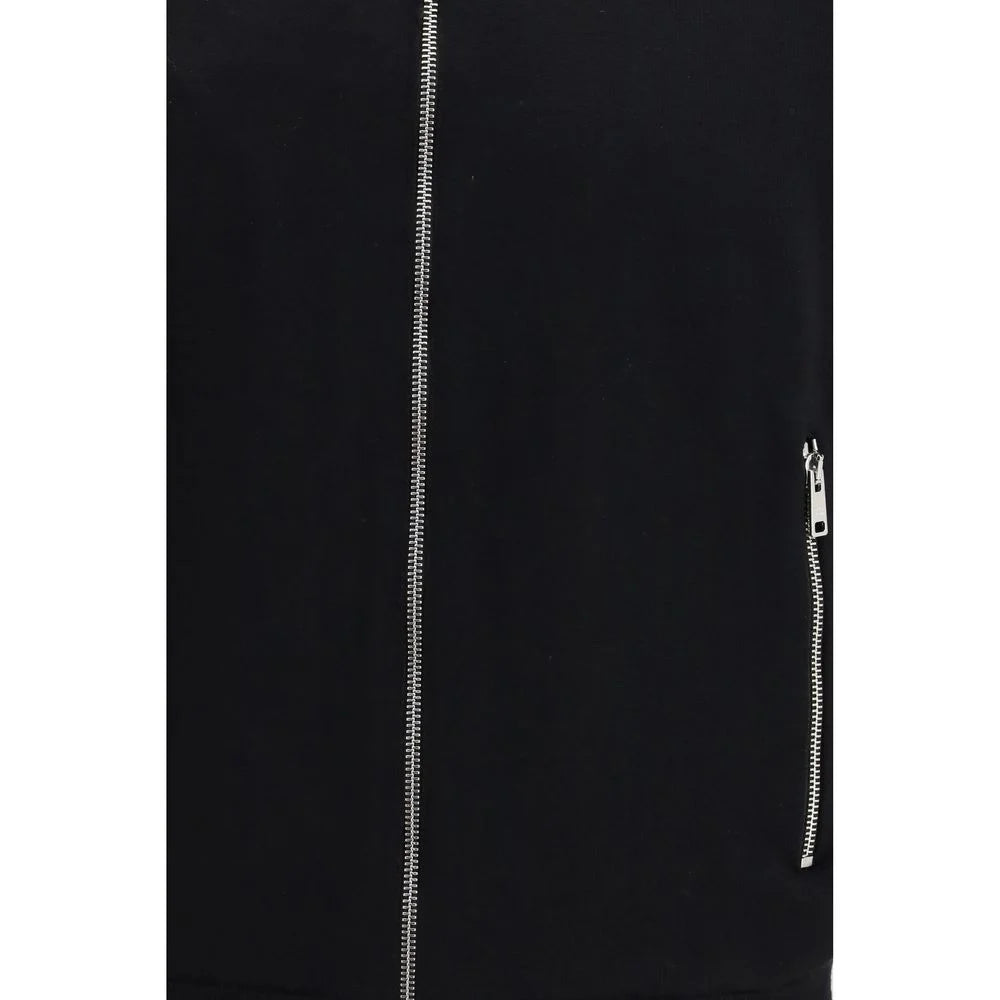 Prada Black Fleece Wool Bomber