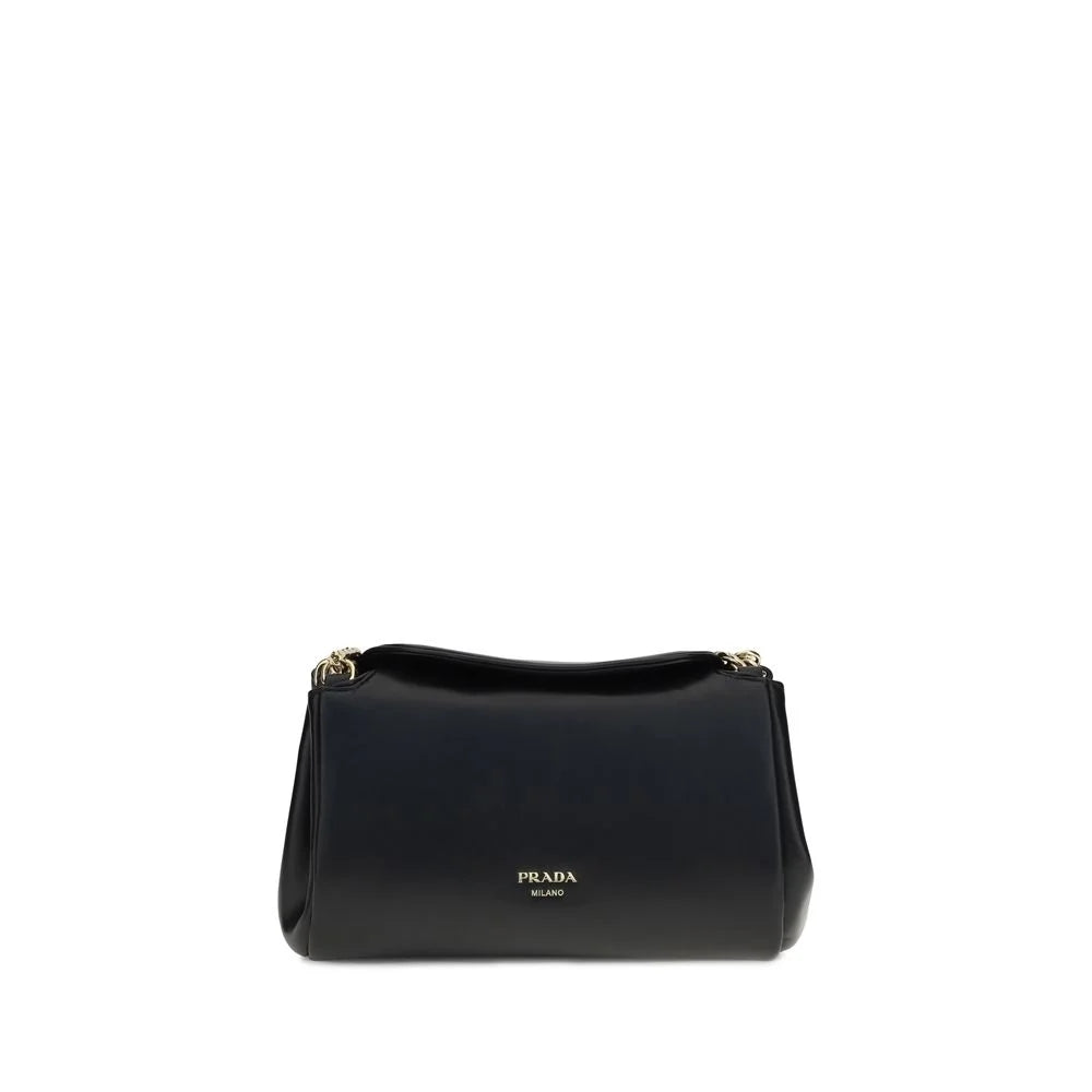 Prada Black Lamb Ovis Aries Aries Shoulder Bag