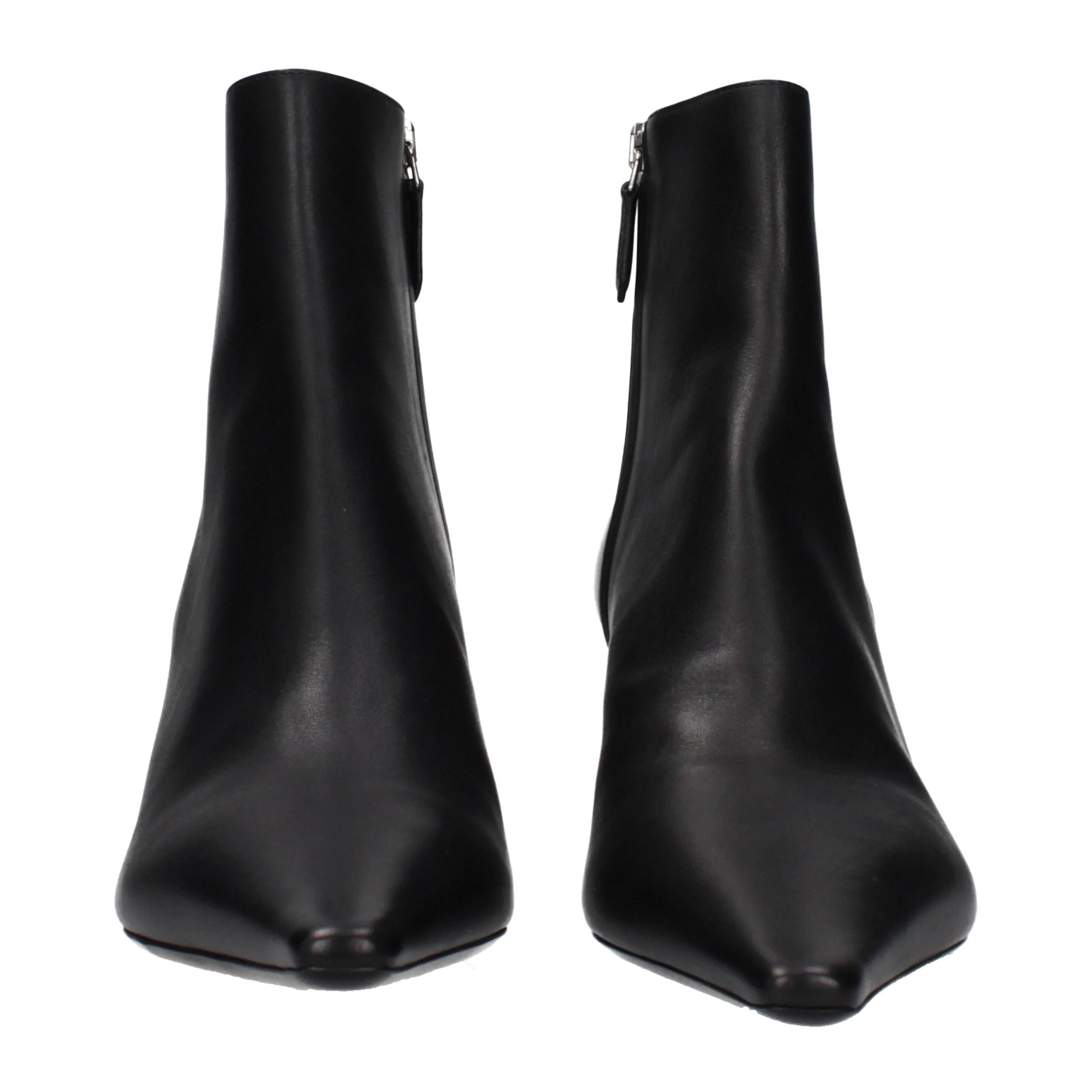 Prada Black Leather Ankle Boots - EU38/US8