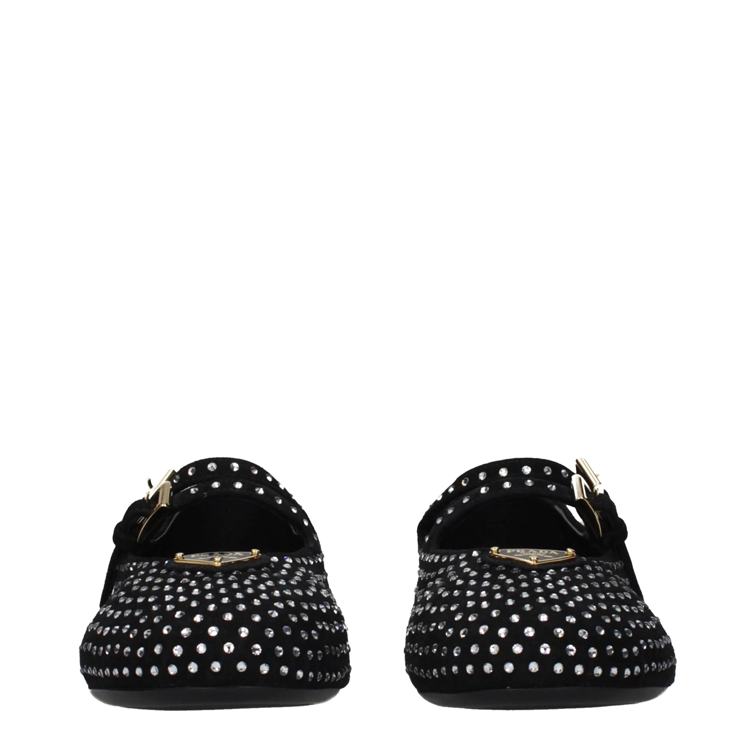 Prada Black Leather Ballet Flats - EU36/US6