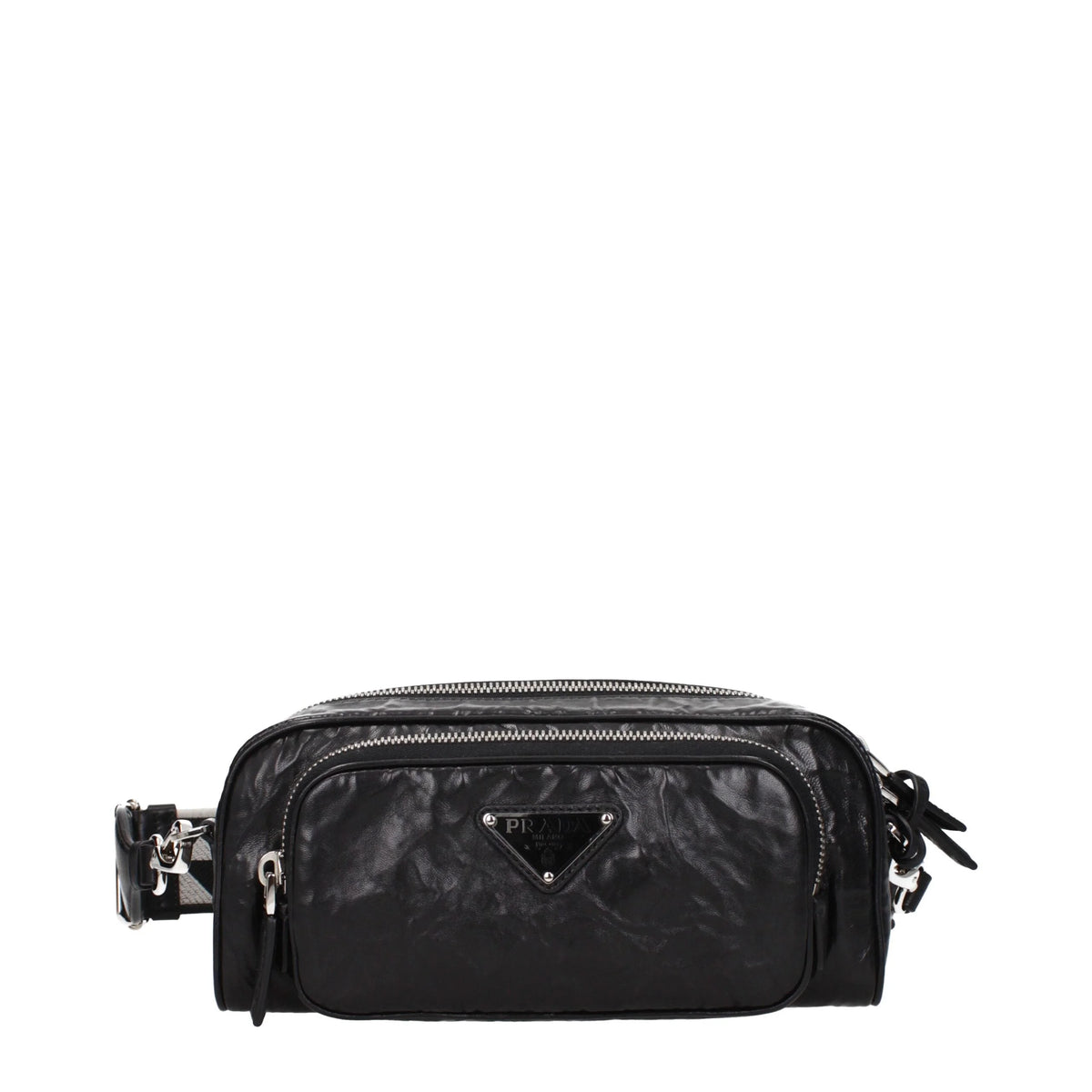 Prada Black Leather Crossbody Bags