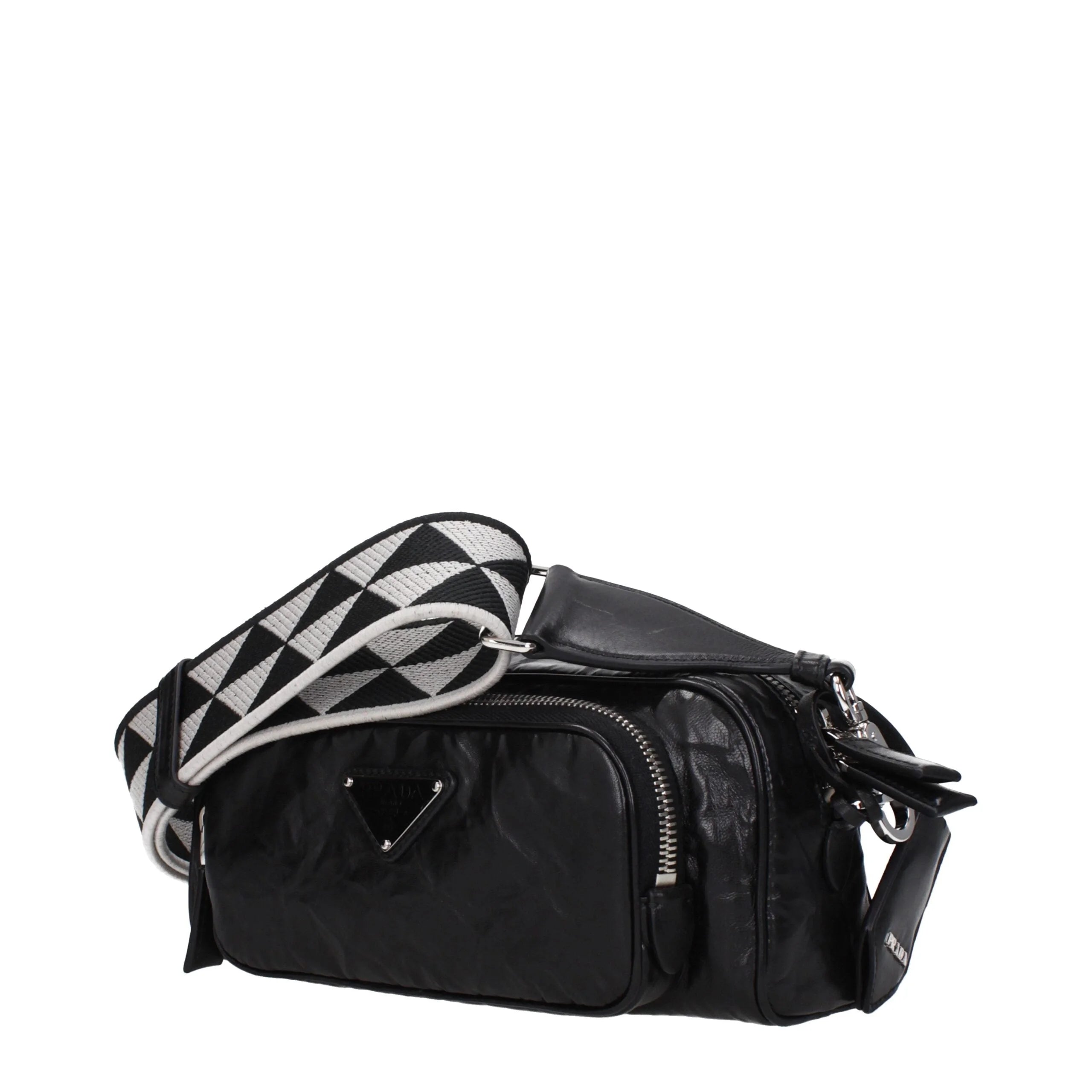 Prada Black Leather Crossbody Bags - Cross Body Bags