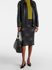 Prada Black Leather Cut-Out Pumps 55 - EU39/US9 - Heels