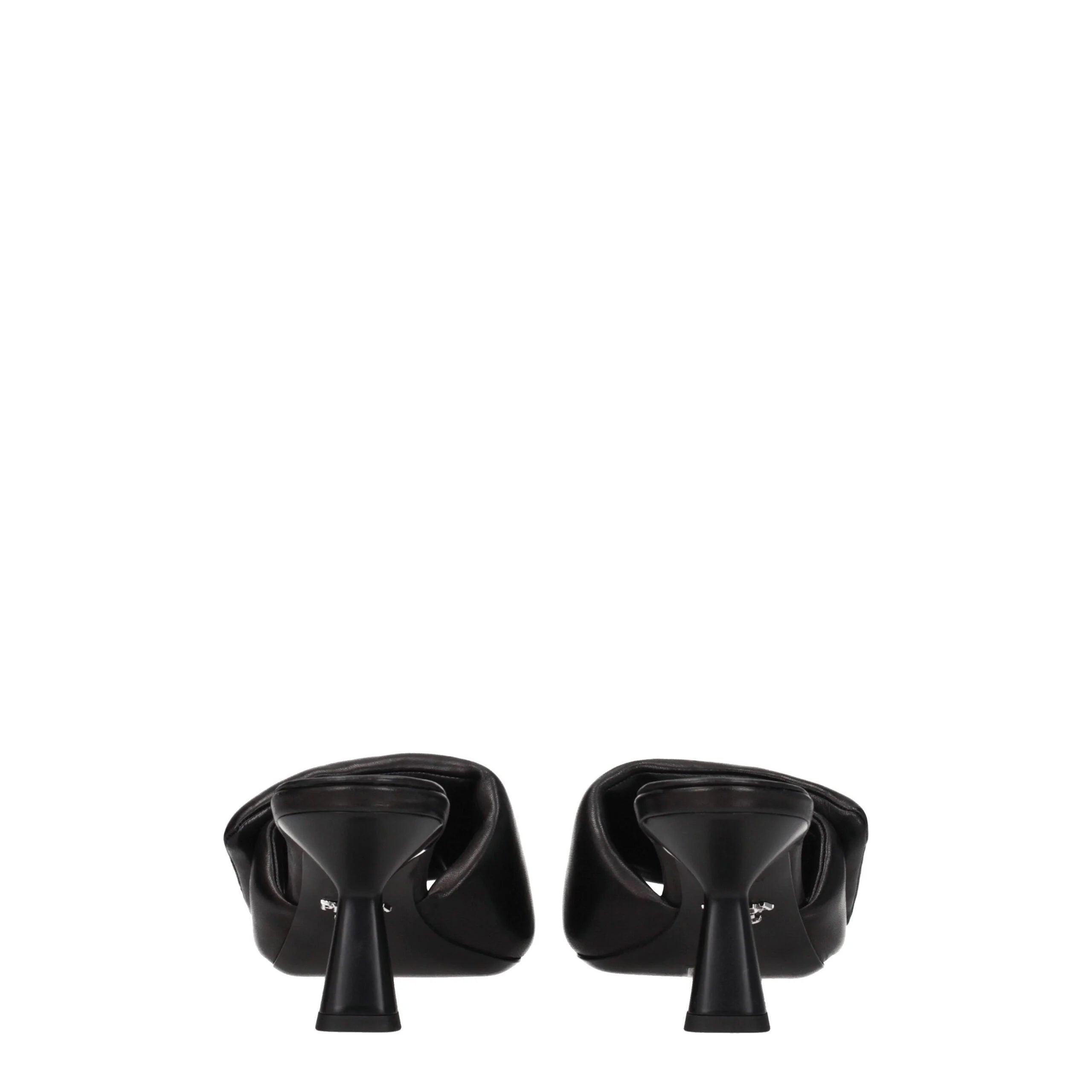 Prada Black Leather Platforms - EU35.5/US5.5