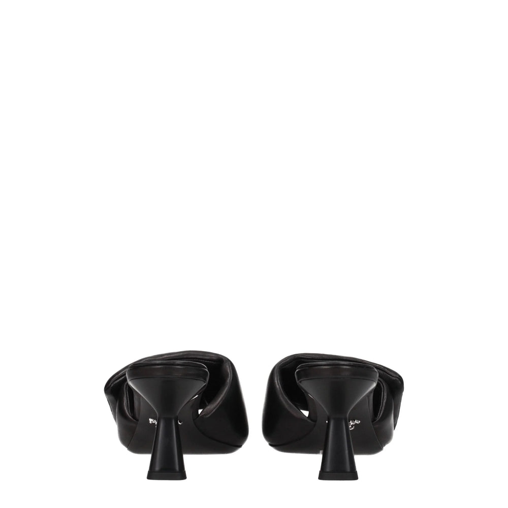 Prada Black Leather Platforms - EU35.5/US5.5