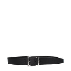 Prada Black Leather Regular Belt - 95 cm / 38 Inches
