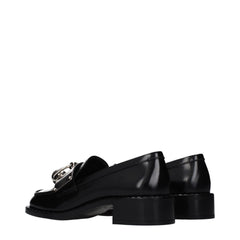 Μόκασινα σαγιονάρα δέρμα μαύρο Prada