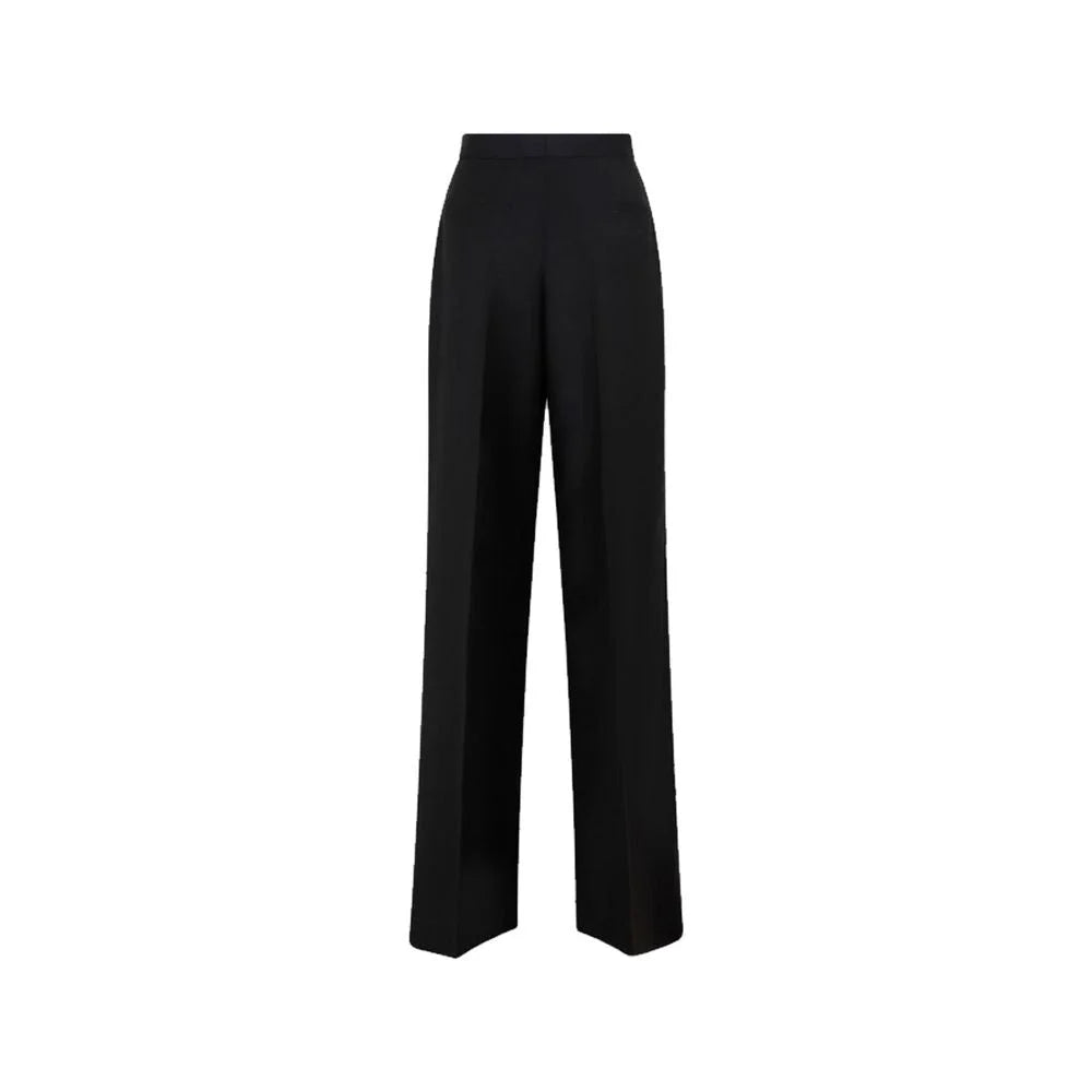 Prada Black Mohair Casual Pants - 40