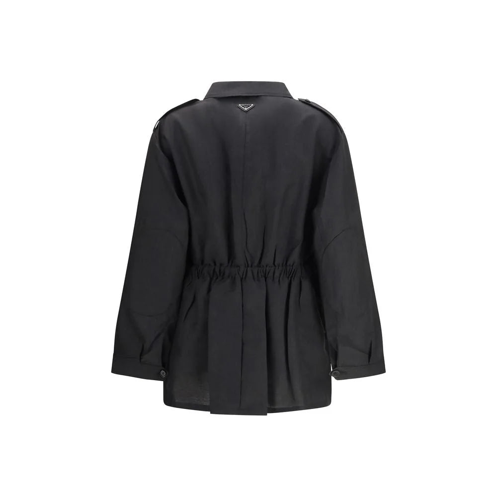 Prada Black Mohair Coat - IT40 | M