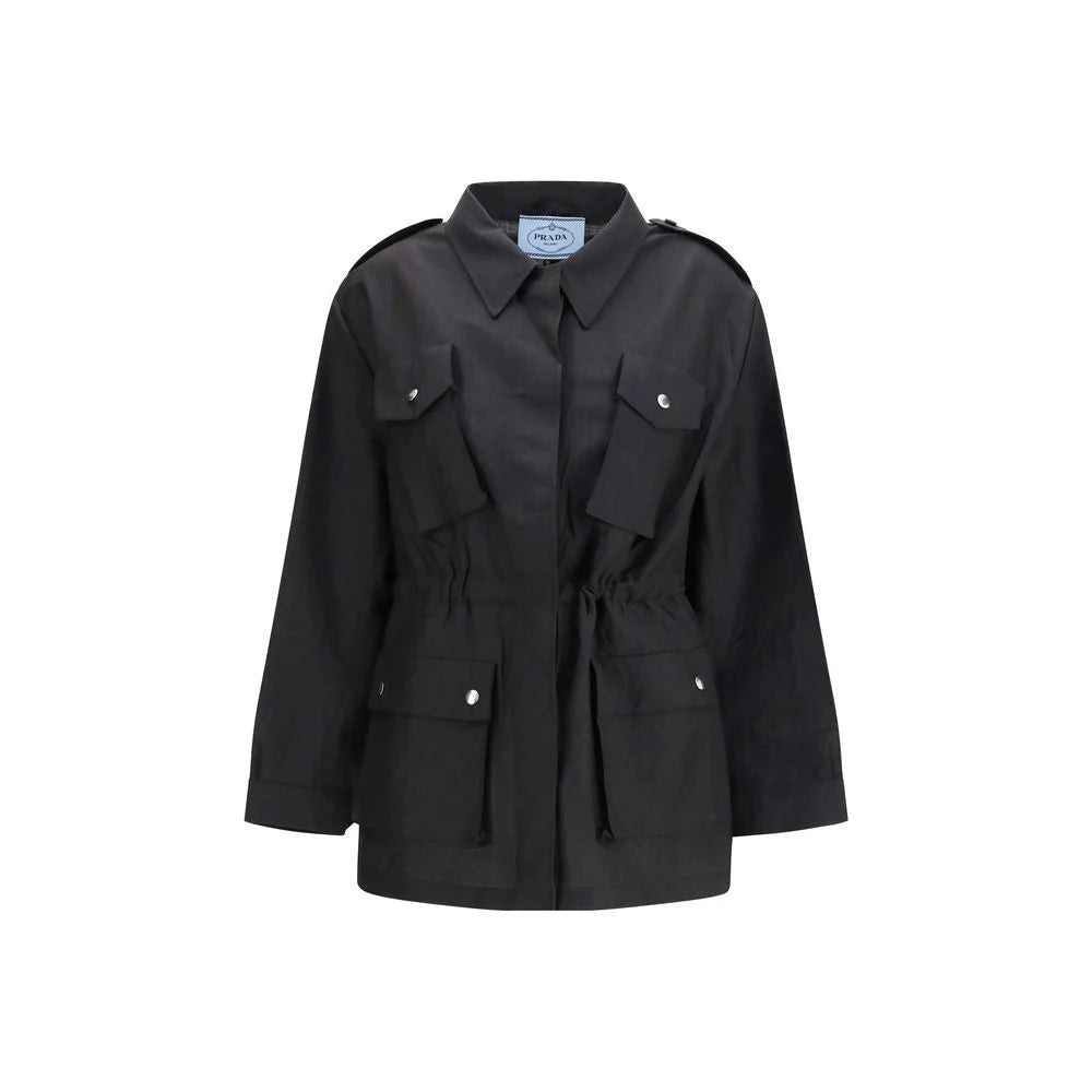 Prada Black Mohair Coat - IT40 | M