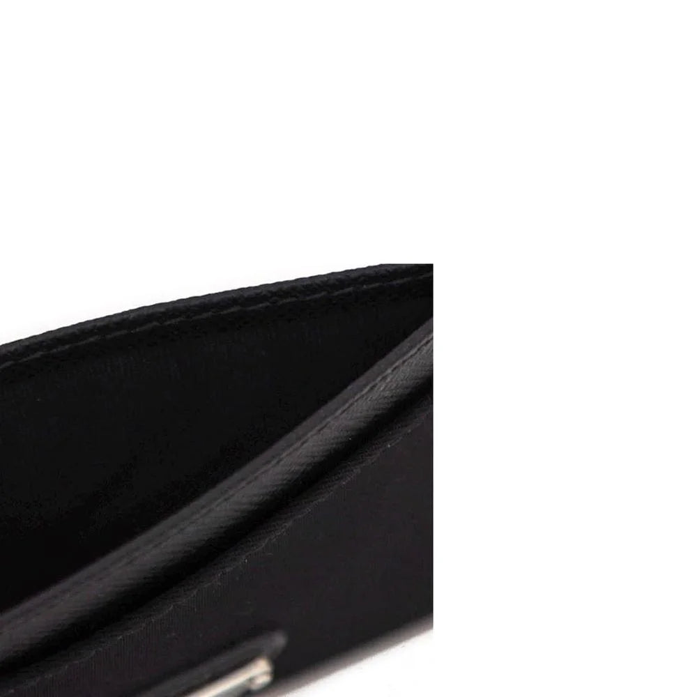 Prada Black Nylon Cardholder