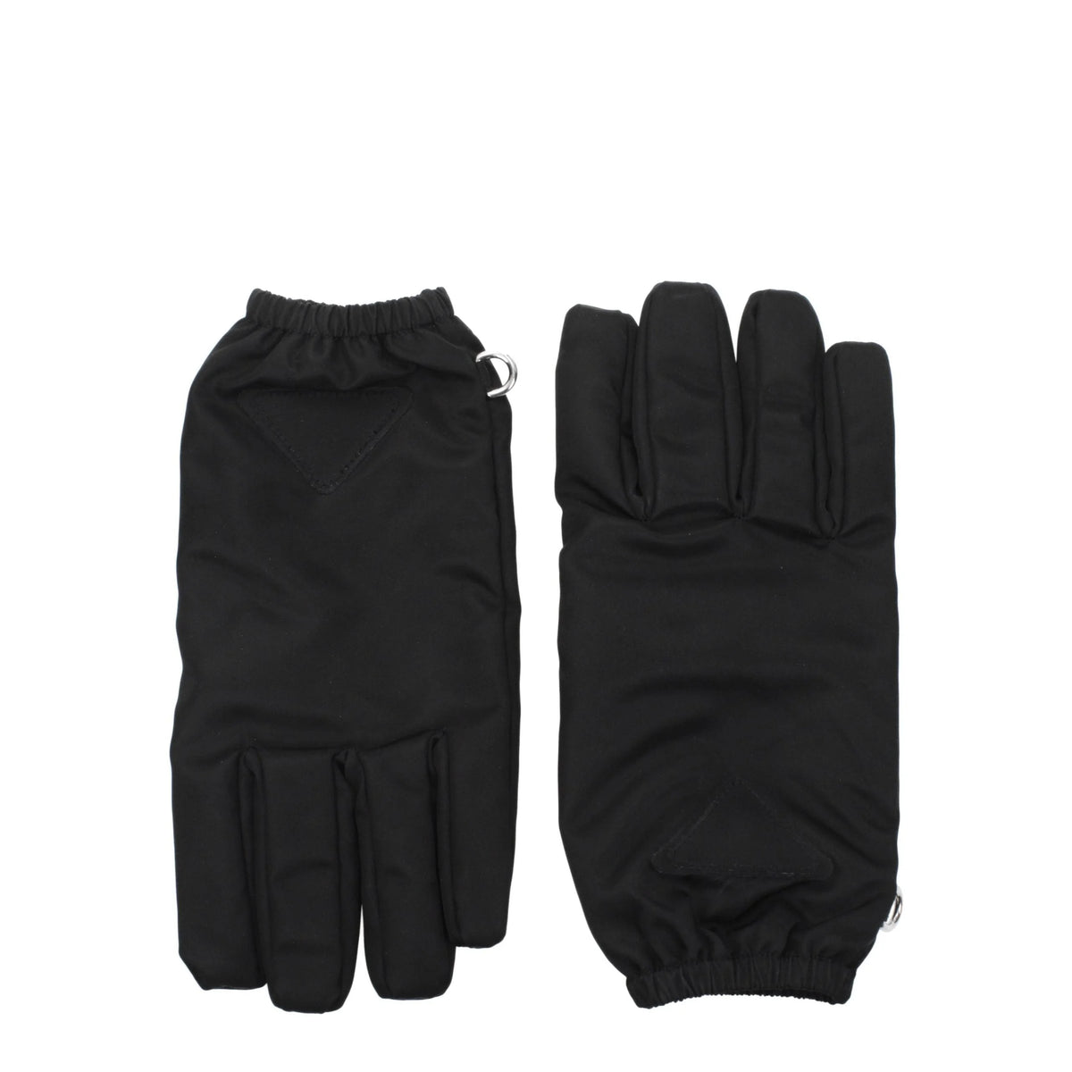 Prada Black Nylon Gloves - 9,5|L