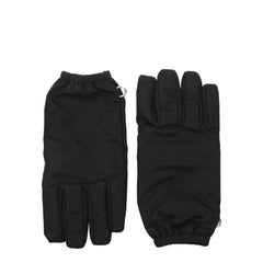 Prada Black Nylon Gloves - 9,5|L