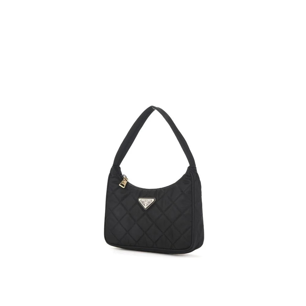 Prada Black Nylon Shoulder Bag