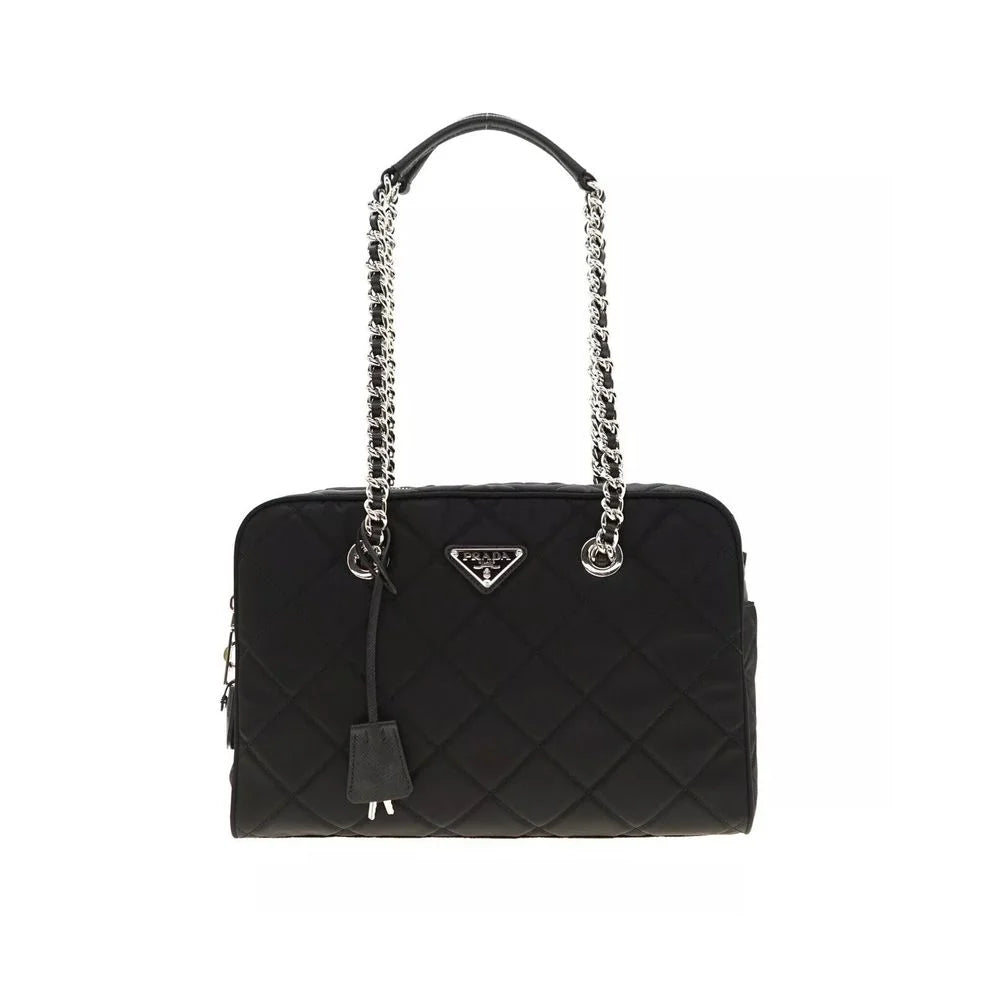 Prada Black Nylon Shoulder Bag