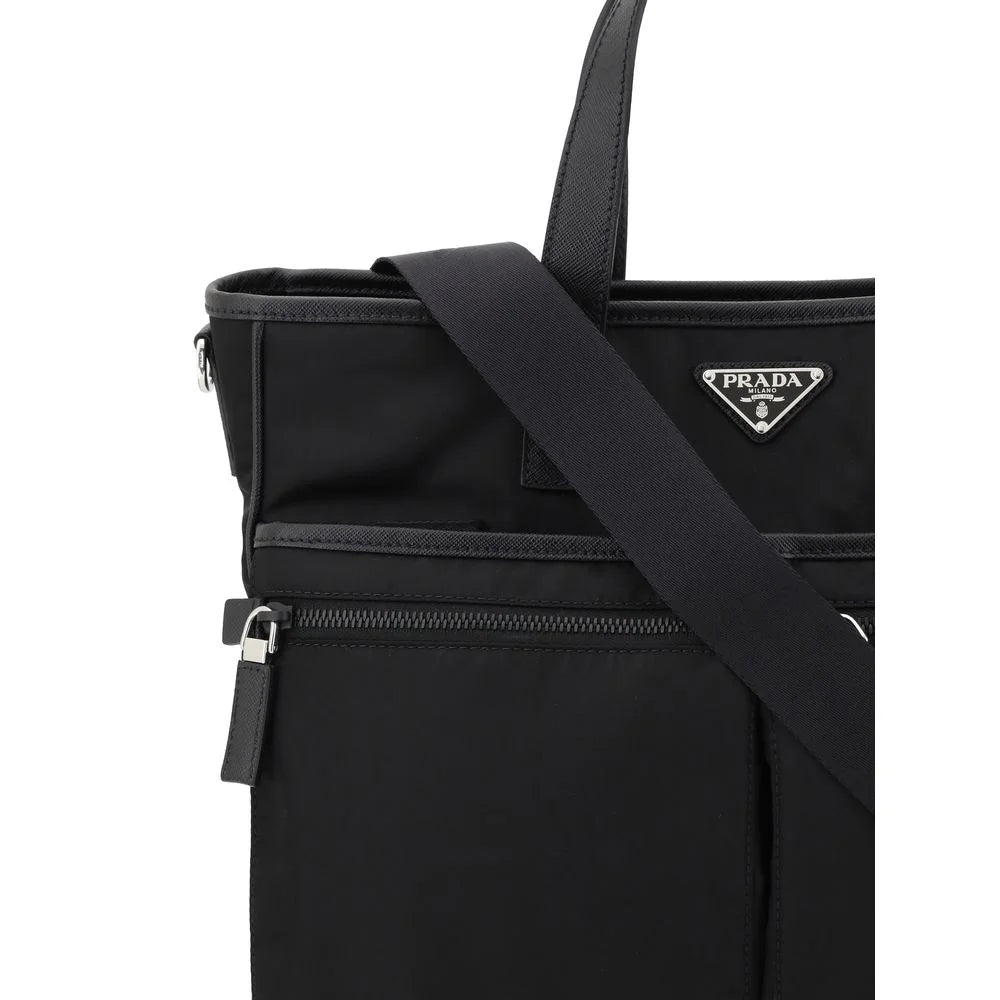 Prada Black Nylon Shoulder Bag
