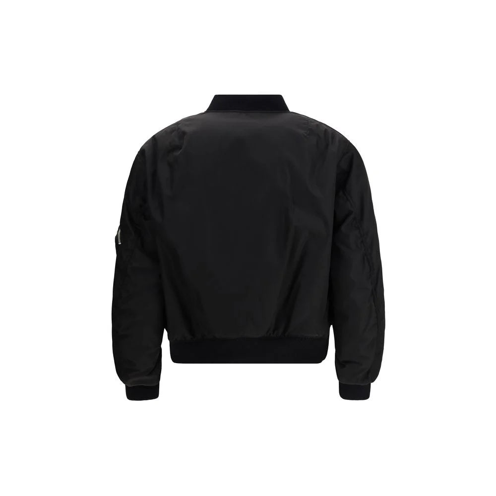 Prada Black Polyamide Bomber - S