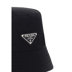 Prada Black Polyamide Bucket Hat - M
