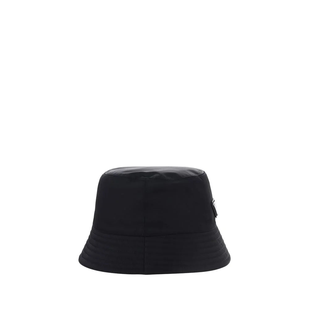 Prada Black Polyamide Bucket Hat - M