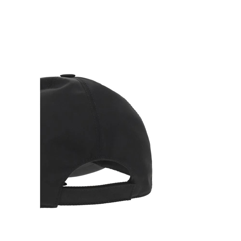 Prada Black Polyamide Cap (Baseball Hat)