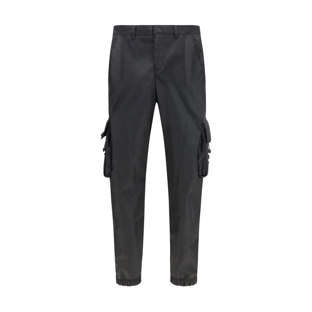Pantalon cargo en polyamide noir Prada - IT52 | XL