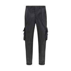 Pantalon cargo en polyamide noir Prada - IT52 | XL