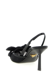 Prada Black Polyamide Mid Heel Pumps - EU36/US6