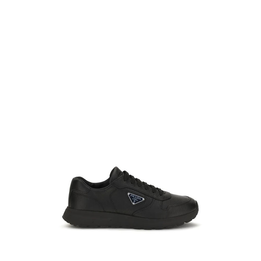 Prada Black Polyester Athletic Sneakers - EU40/US7