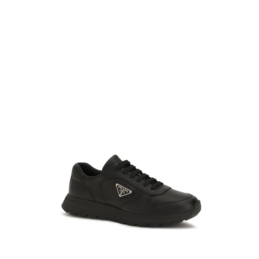 Prada Black Polyester Athletic Sneakers - EU40/US7