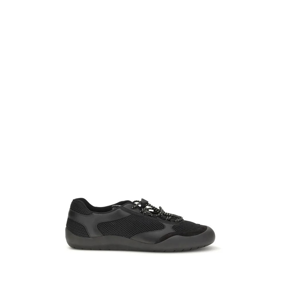 Prada Black Polyester Athletic Sneakers - EU43/US10
