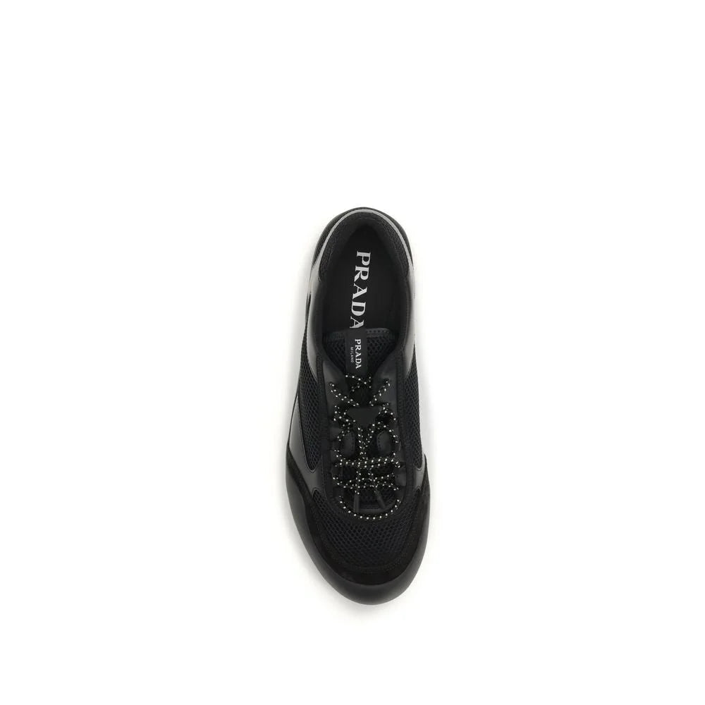 Prada Black Polyester Athletic Sneakers - EU43/US10