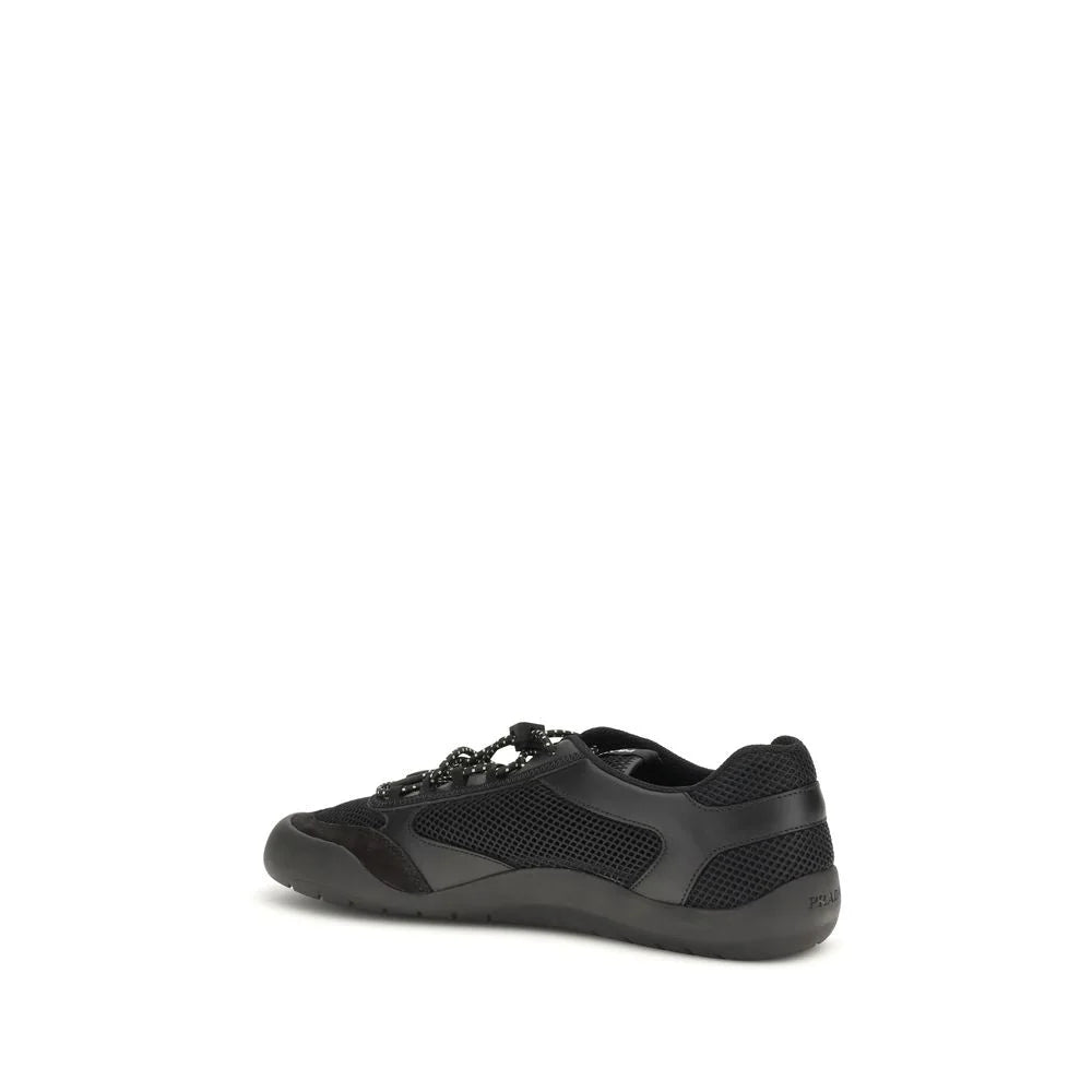 Prada Black Polyester Athletic Sneakers - EU43/US10