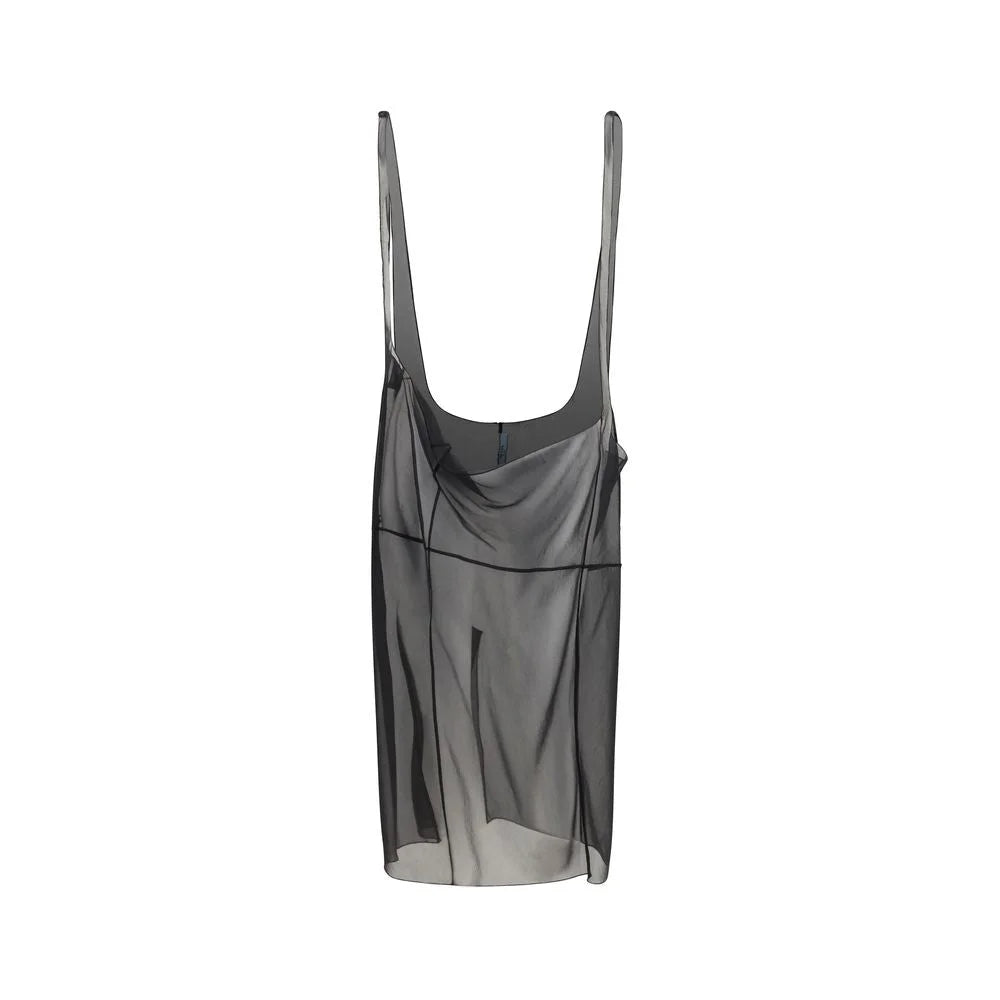 Prada Black Polyester Midi Skirt - IT38 | S