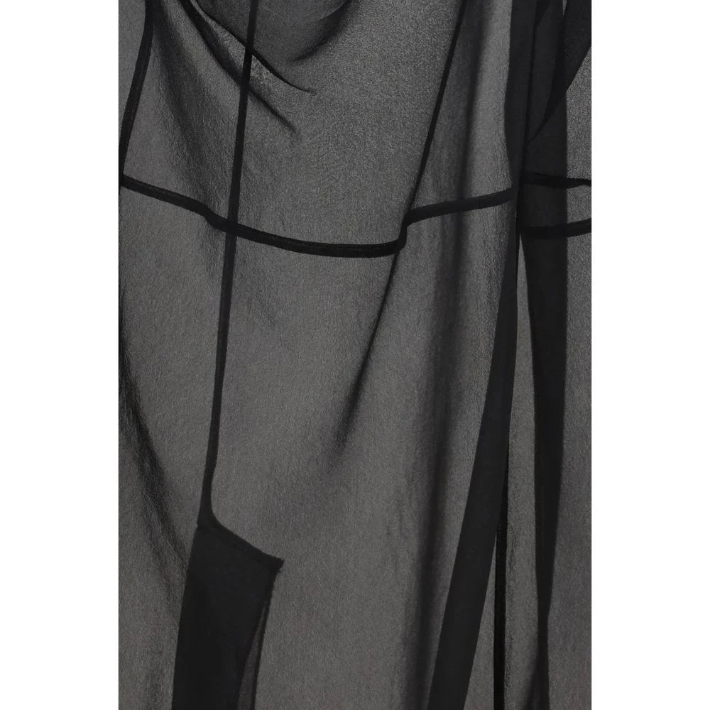 Prada Black Polyester Midi Skirt - IT38 | S