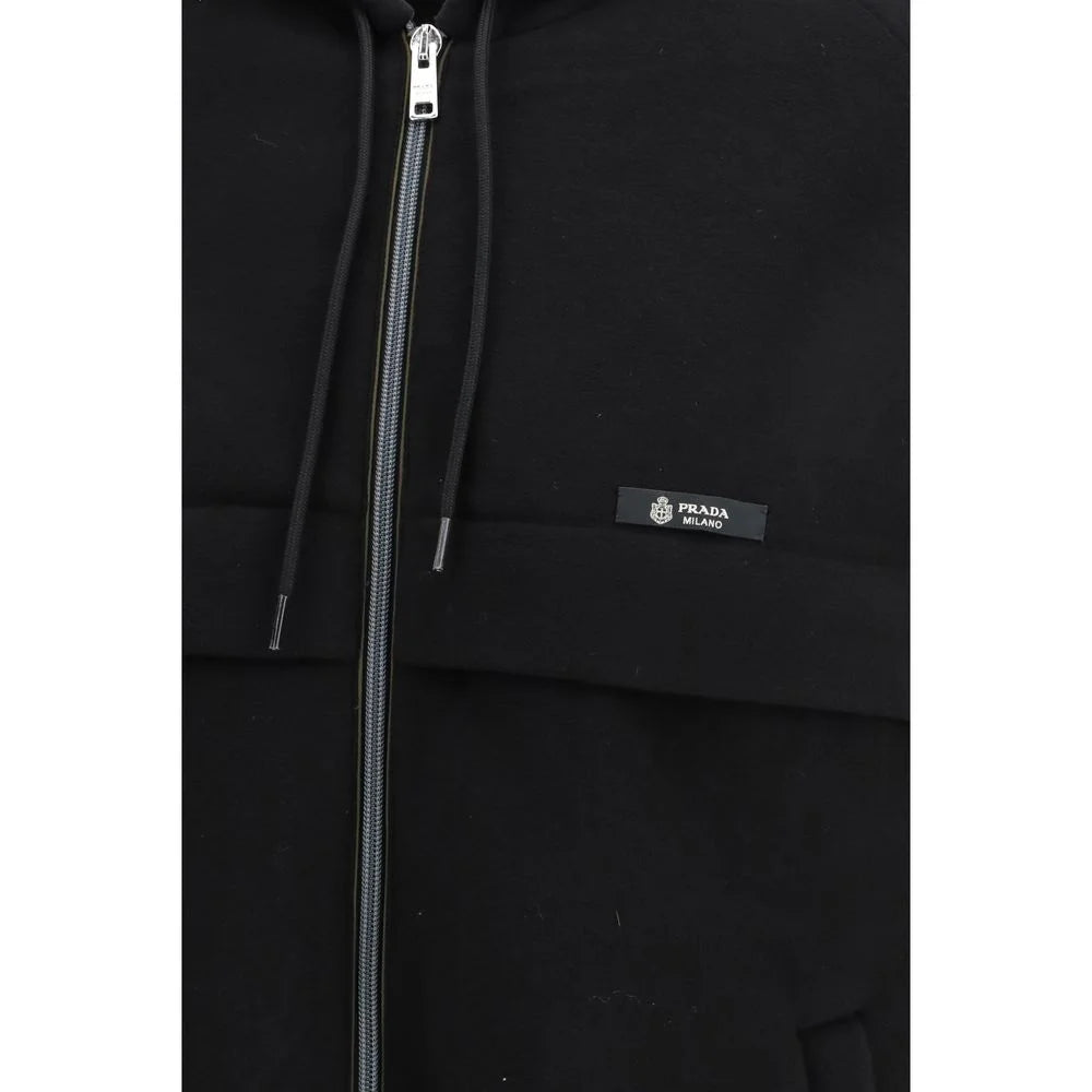 Prada Black Polyester Shell Jacket